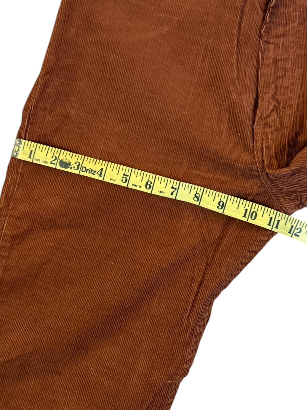 VTG 1980 Levis 519 Corduroy Pants Brown White Tab Straight 32x36 Fits 30x34 USA - Picture 12 of 15